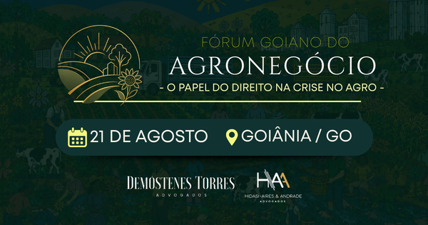 Convite para o Fórum Goiano do Agronegócio.